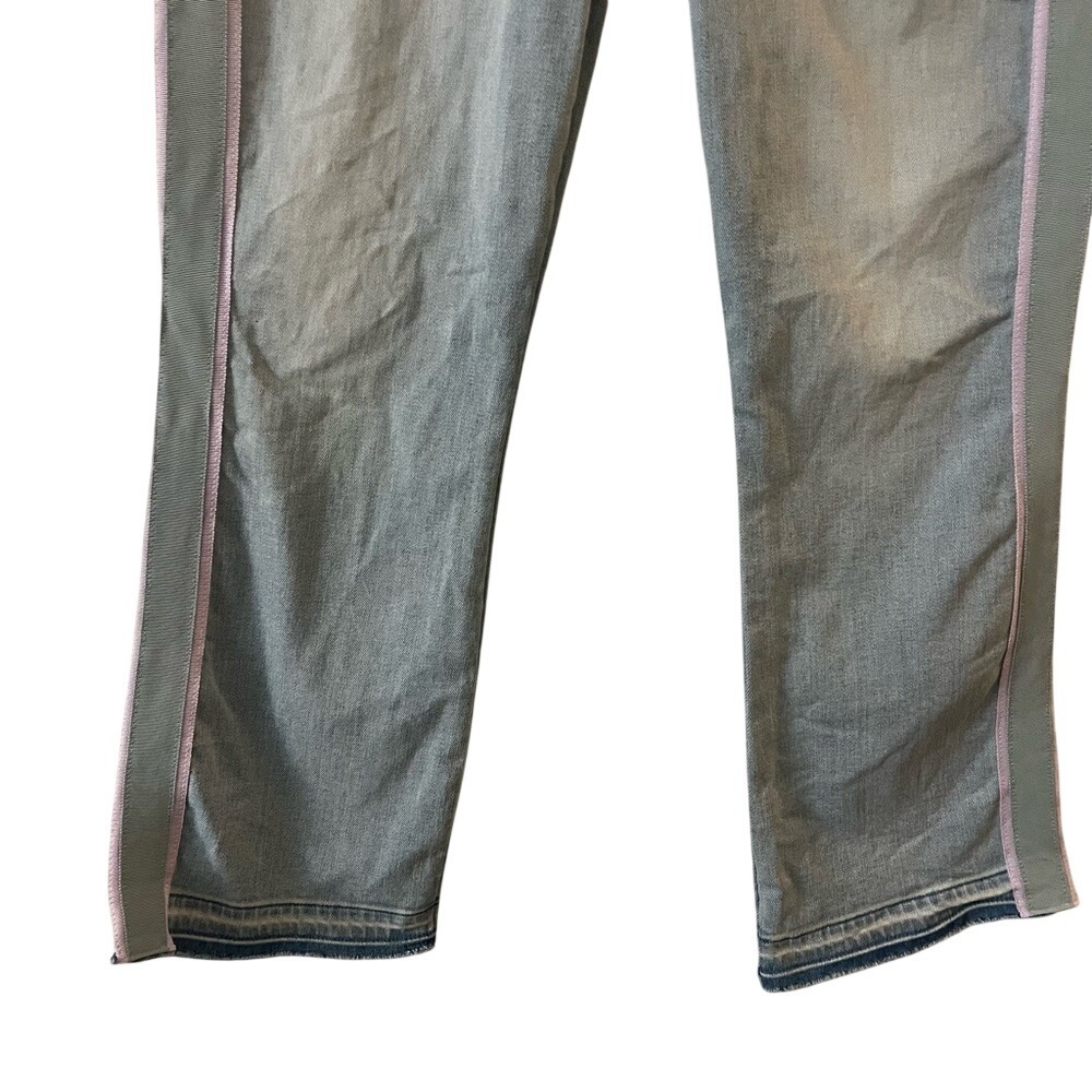 Veronica Beard High Rise Jeans Baby Boot Carolyn Ribbon Stripe‎ Aire 29/8 - Picture 7 of 14
